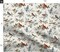 Vintage Birds Birdwatching Winter Christmas Holiday Bluebird Robin Fir Tree Bluejay Bullfinch Cardinal Pinecones Pine Tree Dots Forest Woods Custom Printed Fabric by Spoonflower Various Fabrics by the Yard or Fat Quarter